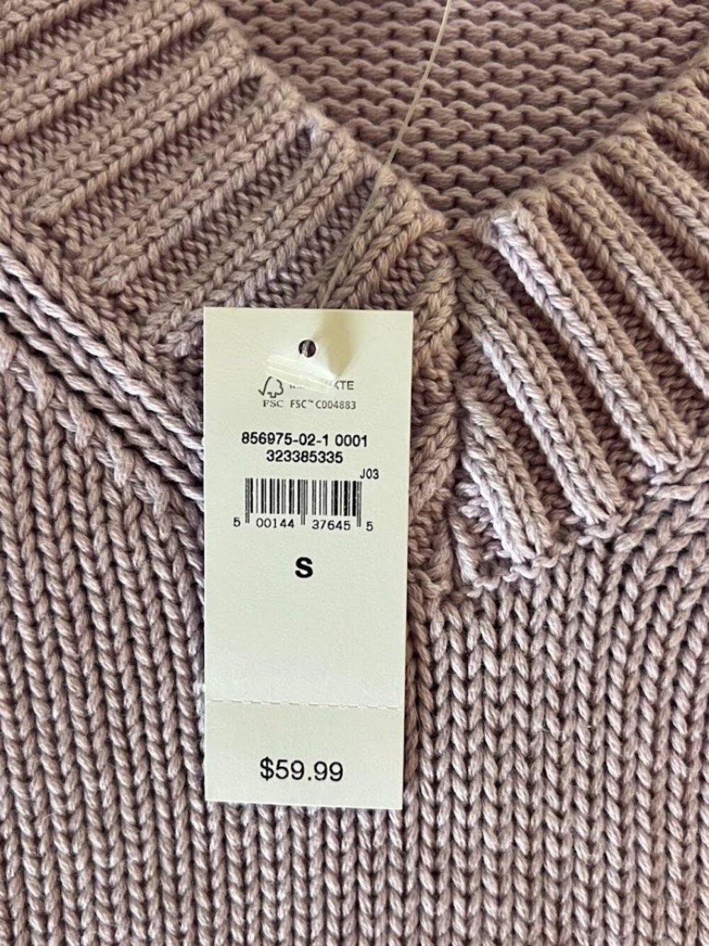 Gap Brand Women's Lilac Knit Sweater, NWT, Size S - Picture 4 of 7